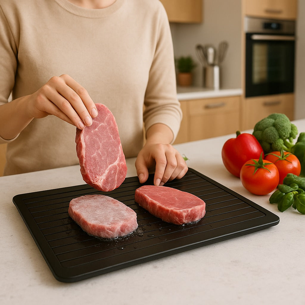 ThermaPlate – Descongela Rápido, Cocina Mejor