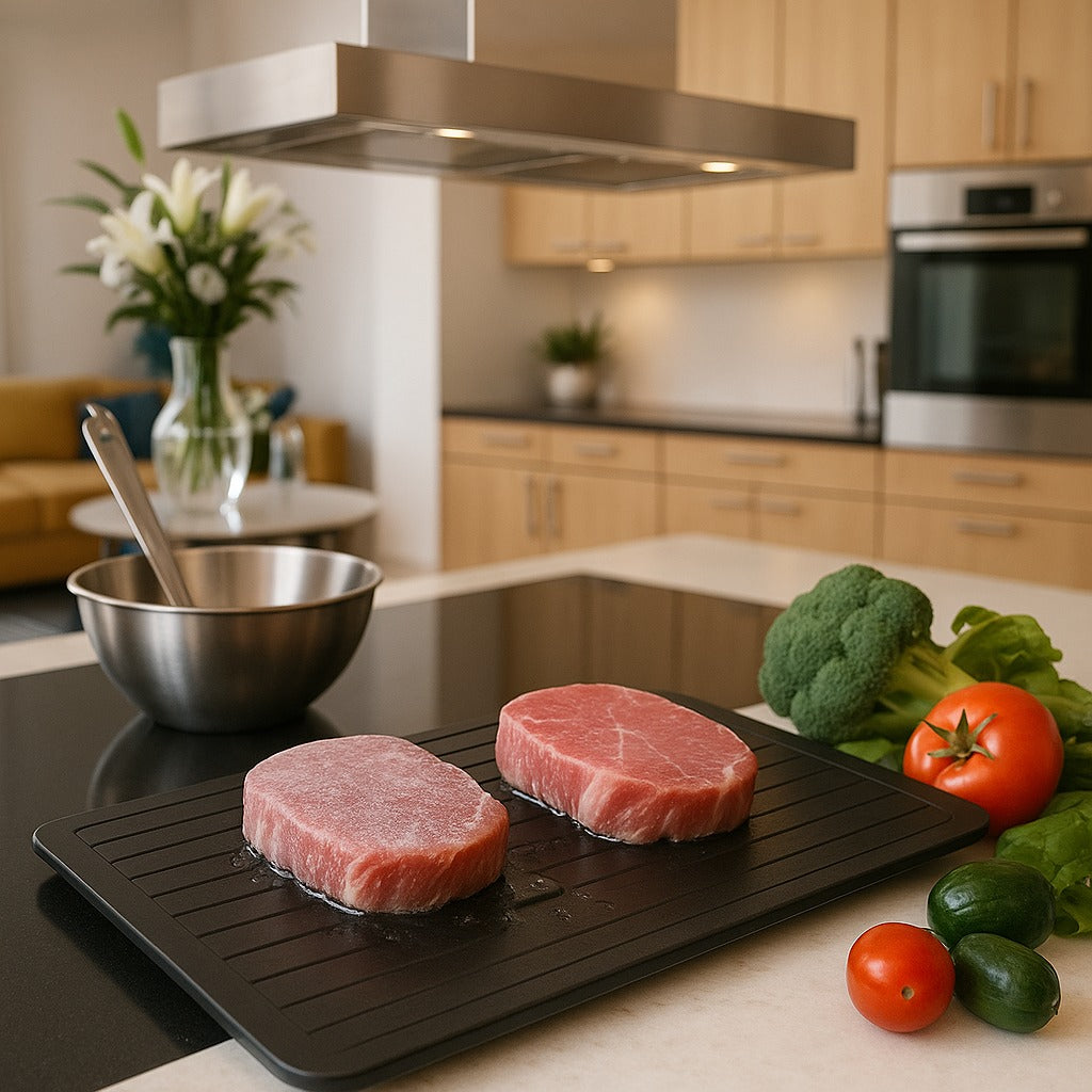 ThermaPlate – Descongela Rápido, Cocina Mejor