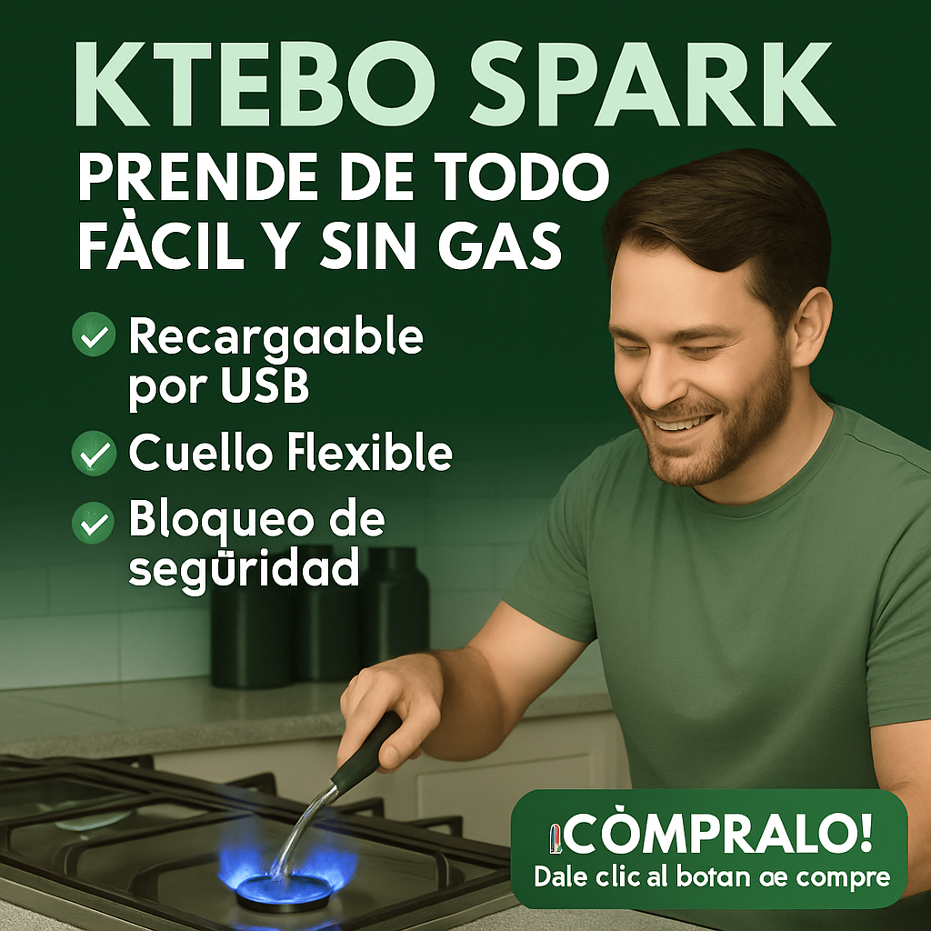 Ktebo Spark Pro – Encendido sin límites.