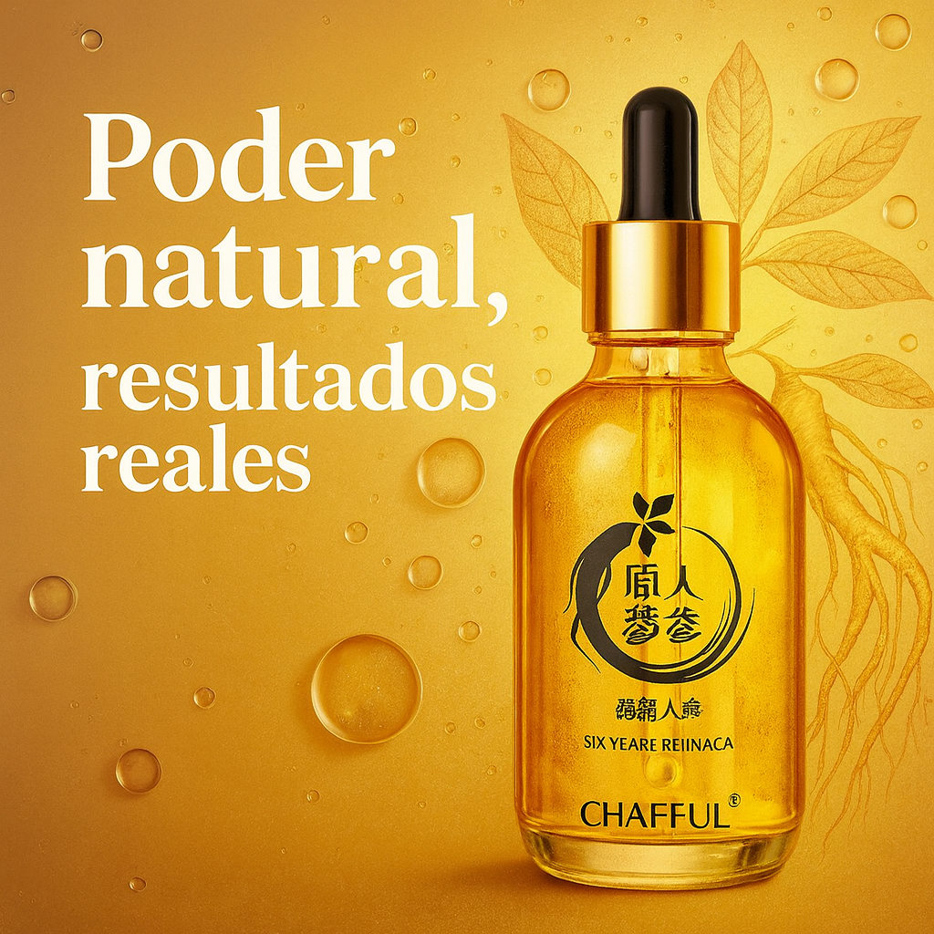 GinsenGlow – Suero Facial Antienvejecimiento