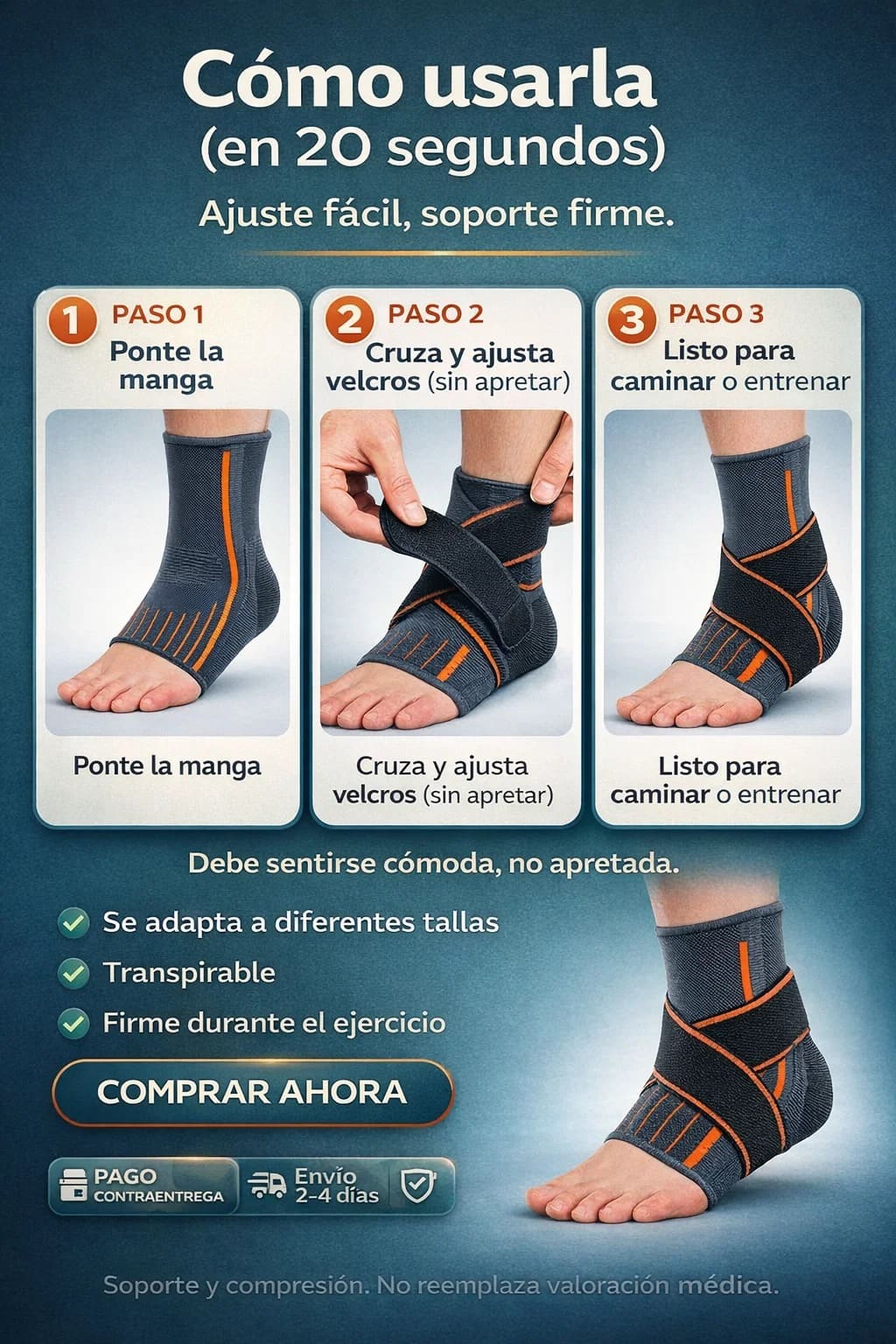 Koprez® Media de Compresión Plantar