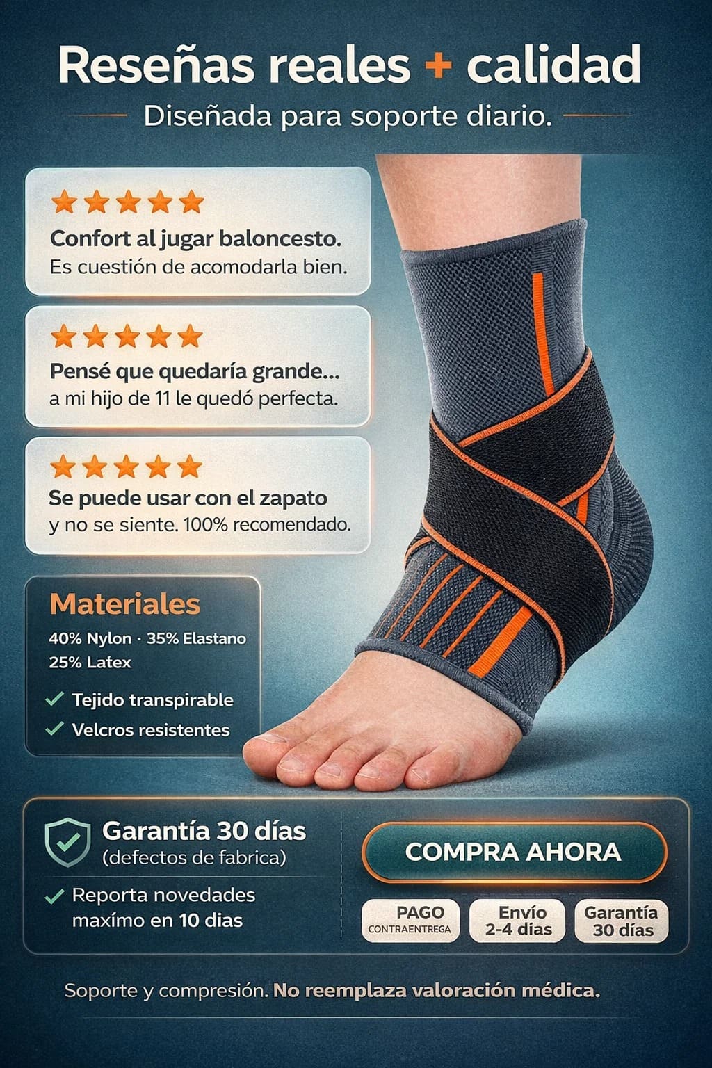 Koprez® Media de Compresión Plantar