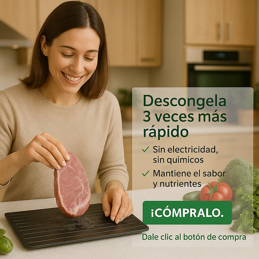 ThermaPlate – Descongela Rápido, Cocina Mejor